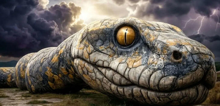 50-foot ancient snake discovered in India